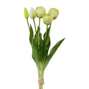 Umelý zväzok tulipánov 5 ks sv. biela, v. 38 cm - kvetinová výzdoba kostola, vyzdoba kostola na 1 sv prijimanie, vyzdoba kostola svadba, vyzdoba kostola na svadbu, vyzdoba lavic v kostole, výzdoba kostola na prvé sväté prijímanie, svadobna vyzdoba do kostola, vyzdoba do kostola, výzdoba kostola na birmovku, prvé sväté prijímanie vyzdoba kostola, svadobna vyzdoba kostola, vyzdoba v kostole, vyzdoba kostola na prijimanie, kvetinova vyzdoba kostola, svadobna vyzdoba v kostole, vyzdoba kostol, vyzdoba kostola svadobna, výzdoba kostola prvé sväté prijímanie