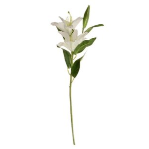 Umelá kvetina Ľalia veľkokvetá biela, dva kvety a púčik, v. 84 cm - kvetinová výzdoba kostola, vyzdoba kostola na 1 sv prijimanie, vyzdoba kostola svadba, vyzdoba kostola na svadbu, vyzdoba lavic v kostole, výzdoba kostola na prvé sväté prijímanie, svadobna vyzdoba do kostola, vyzdoba do kostola, výzdoba kostola na birmovku, prvé sväté prijímanie vyzdoba kostola, svadobna vyzdoba kostola, vyzdoba v kostole, vyzdoba kostola na prijimanie, kvetinova vyzdoba kostola, svadobna vyzdoba v kostole, vyzdoba kostol, vyzdoba kostola svadobna, výzdoba kostola prvé sväté prijímanie